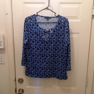 Lady's XL long sleeve blouse